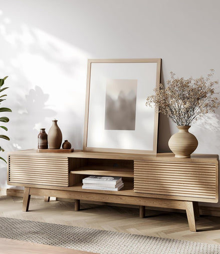 Retro Media Console for TVs up to 65"