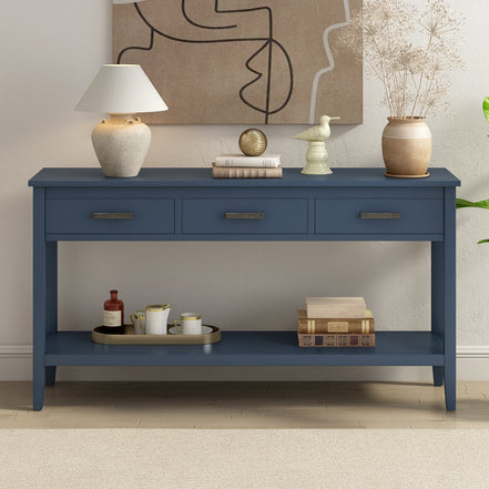 Contemporary 3-Drawer Console Table