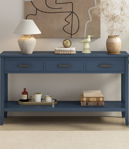 Contemporary 3-Drawer Console Table