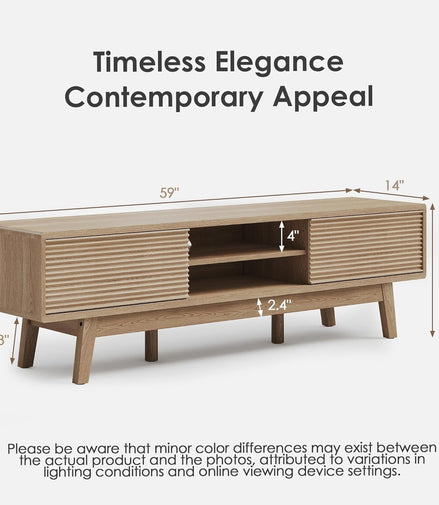 Retro Media Console for TVs up to 65"