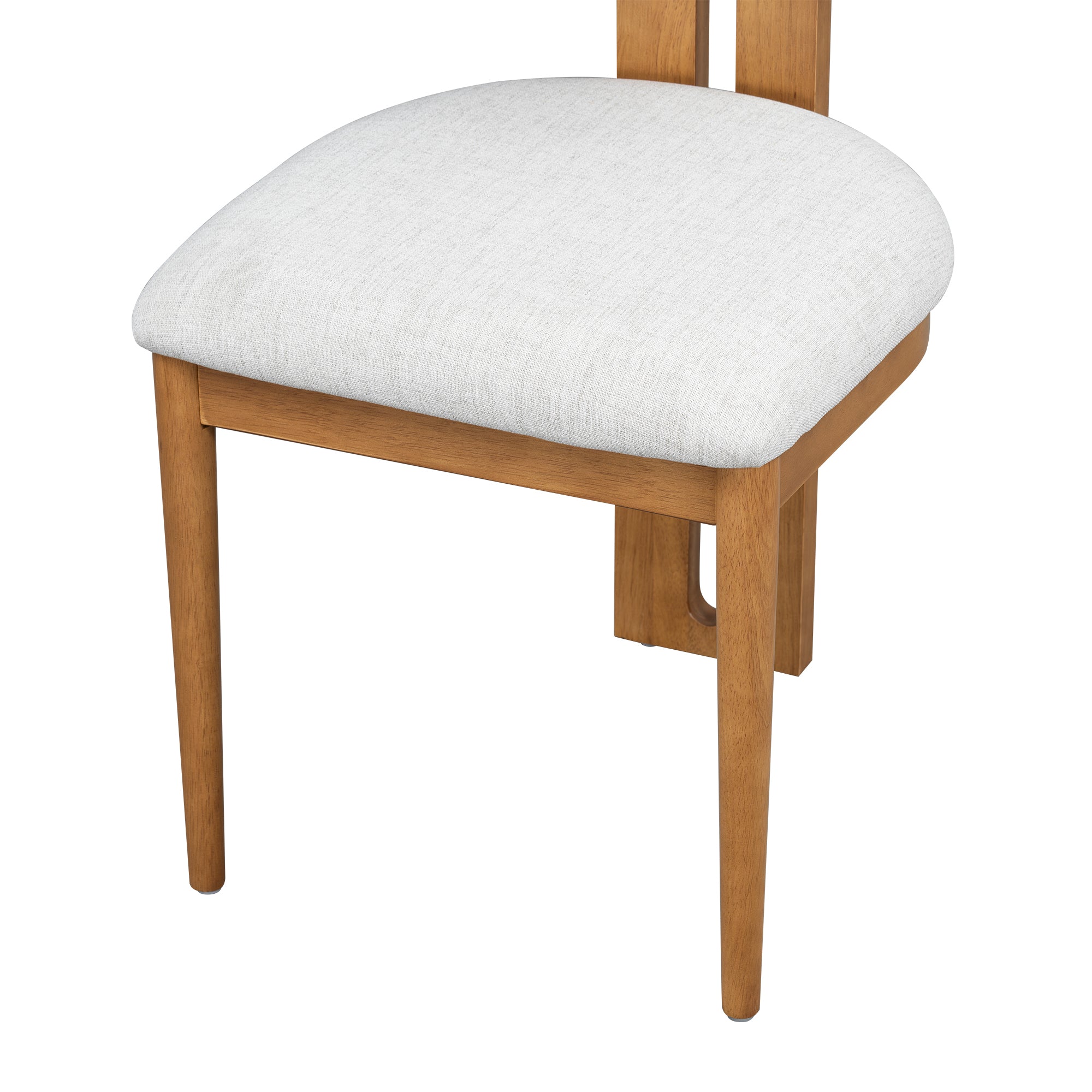 6-Piece Dining Set, Mid-Century Modern Table Set for 6