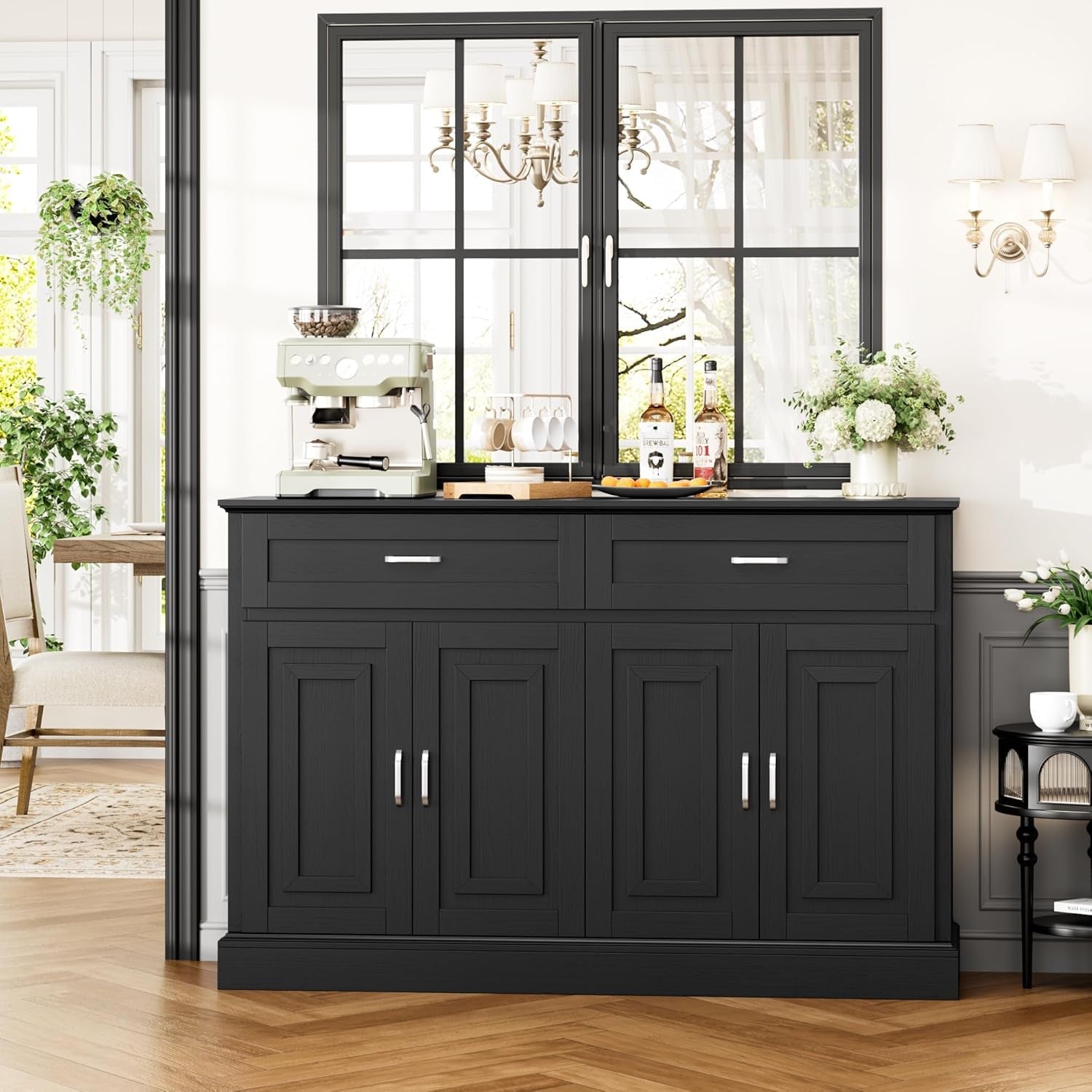 Sideboard Buffet Cabinet with Storage, 55.1