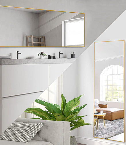 Gold Full Length Floor Mirror