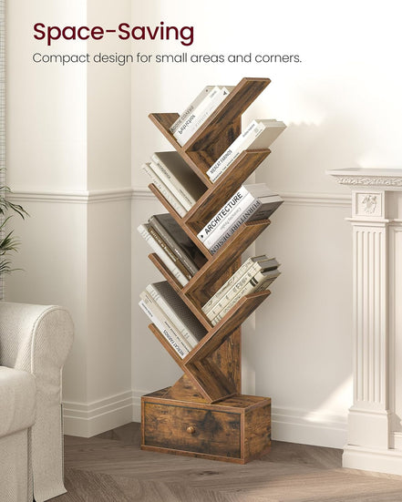 9 Tier Tree | Floor Standing Bookshelf
