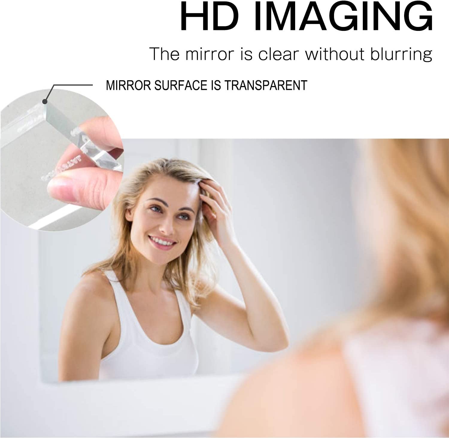 Wooden Arched Floor Mirror with Distressed Style