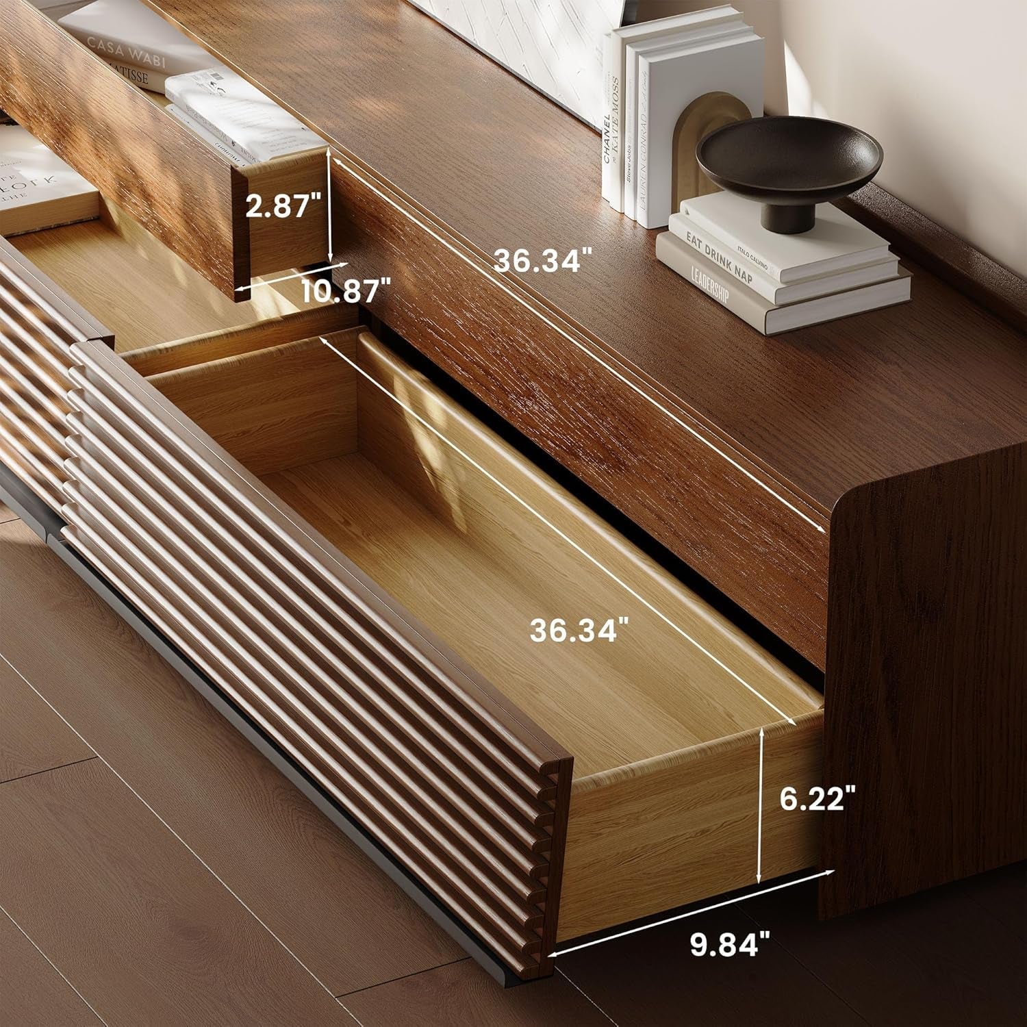 Mid Century Modern TV Stand, 78.74