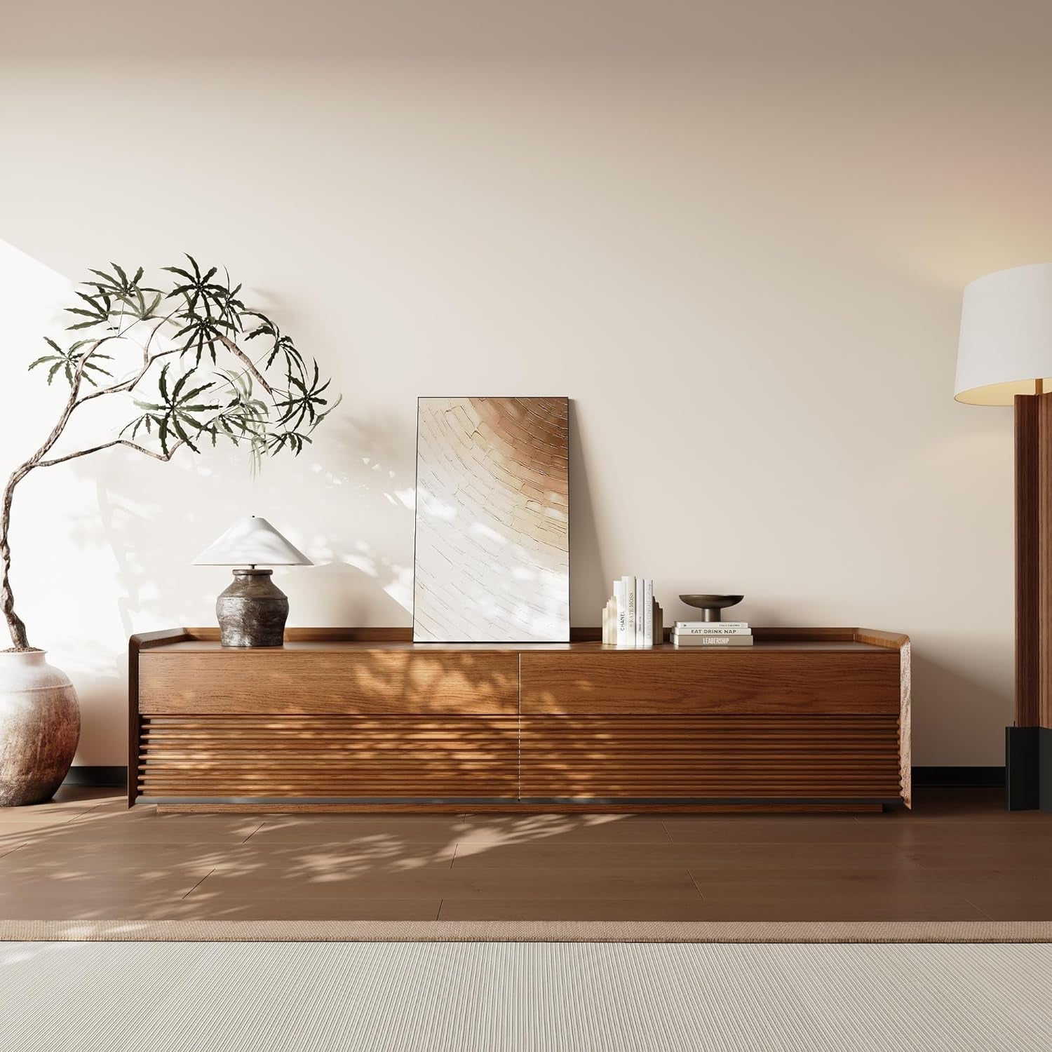 Mid Century Modern TV Stand, 78.74