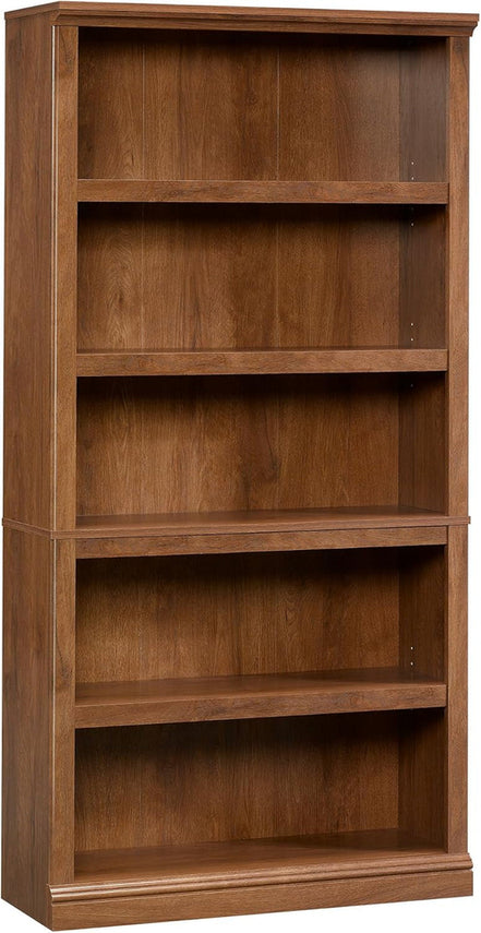 Oiled Oak 5 Shelf Bookshelf