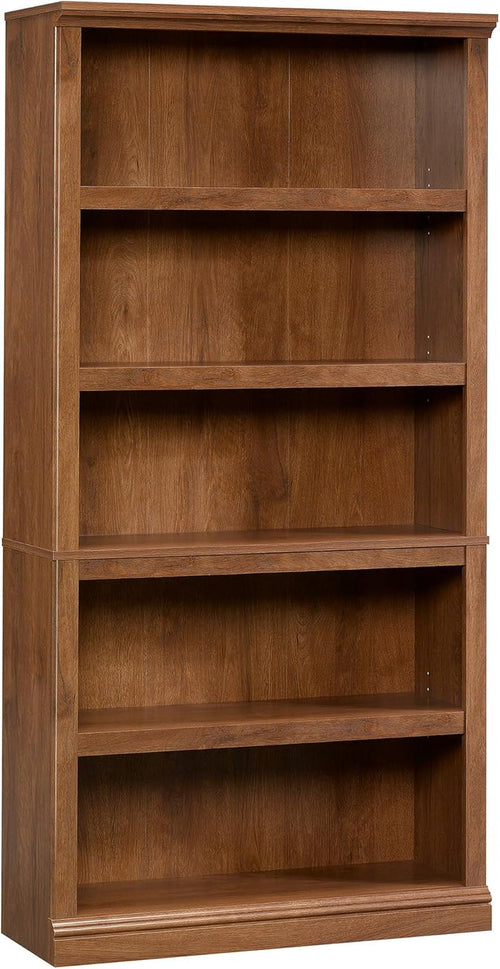 Oiled Oak 5 Shelf Bookshelf