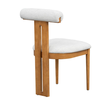 6-Piece Dining Set, Mid-Century Modern Table Set for 6