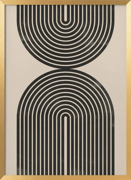 "Black Arch Line Art" Wall Art