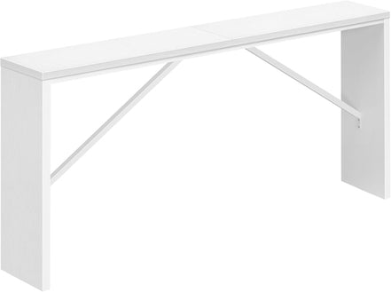White Console Table, 62.2"