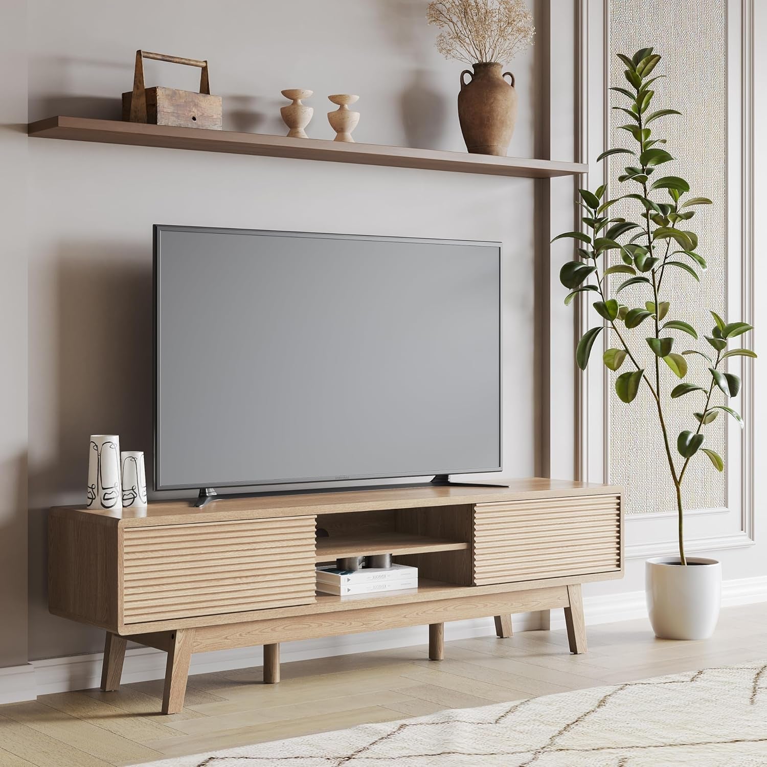 Retro Media Console for TVs up to 65
