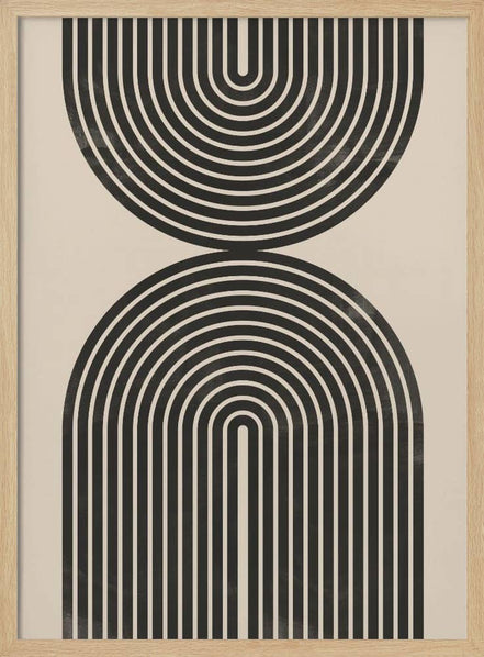 "Black Arch Line Art" Wall Art