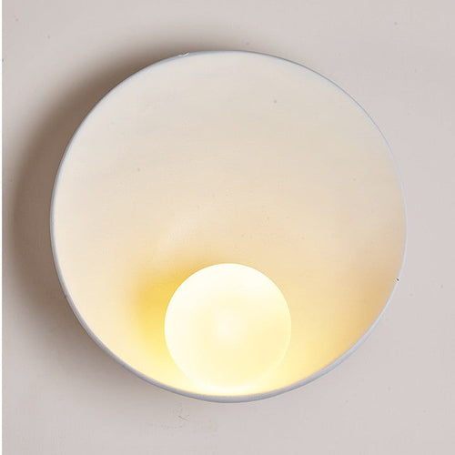 Modern Oriental Zen Shell Wall Light