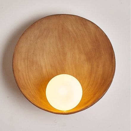 Modern Oriental Zen Shell Wall Light