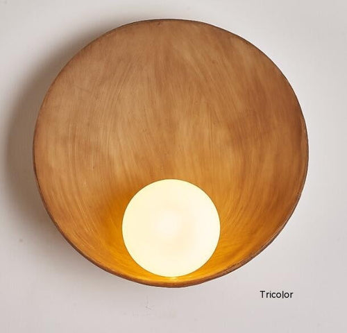 Modern Oriental Zen Shell Wall Light