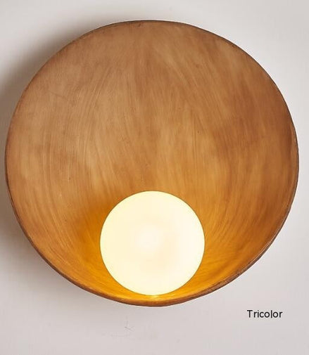 Modern Oriental Zen Shell Wall Light