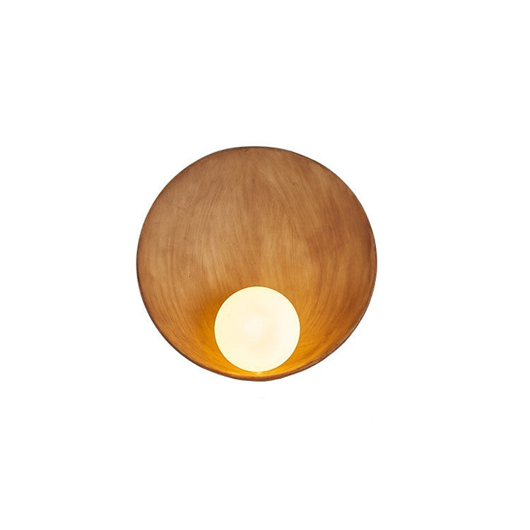 Modern Oriental Zen Shell Wall Light