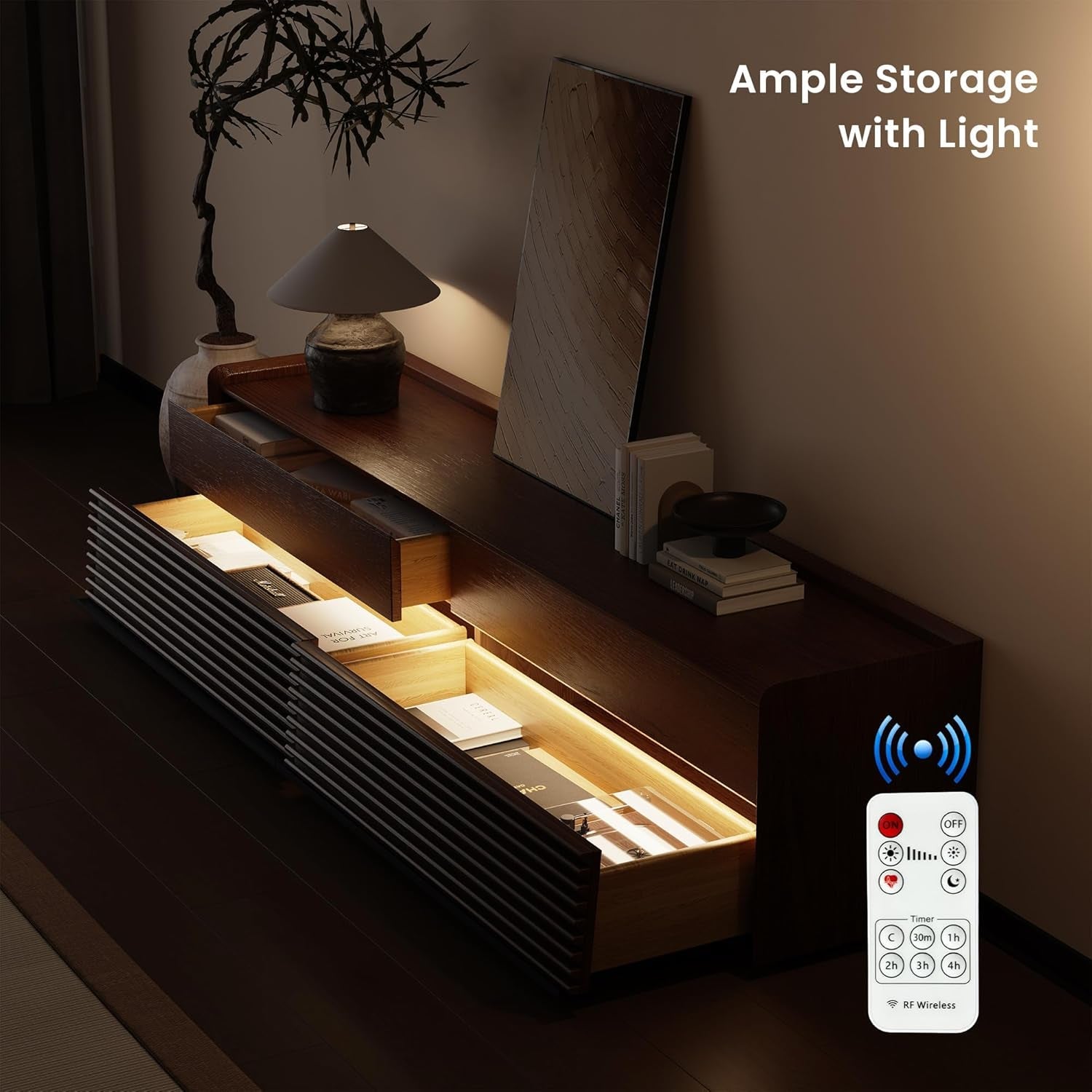 Mid Century Modern TV Stand, 78.74