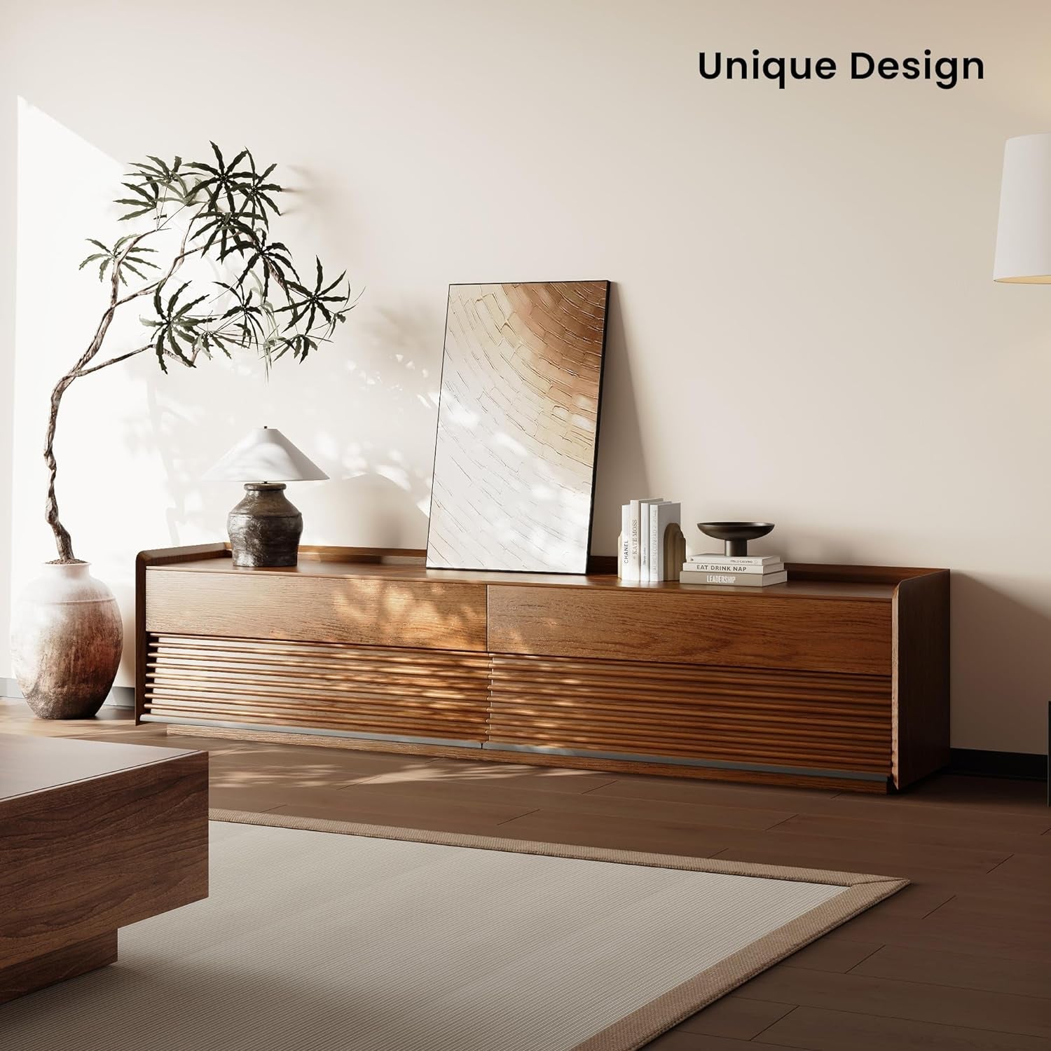 Mid Century Modern TV Stand, 78.74