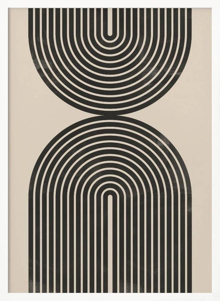 "Black Arch Line Art" Wall Art