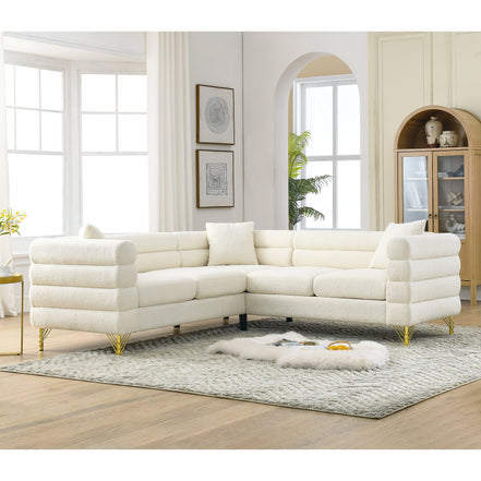 81.5-Inch Corner Sofa Covers, L-Shaped Sectional Couch