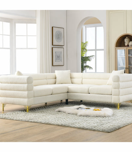 81.5-Inch Corner Sofa Covers, L-Shaped Sectional Couch