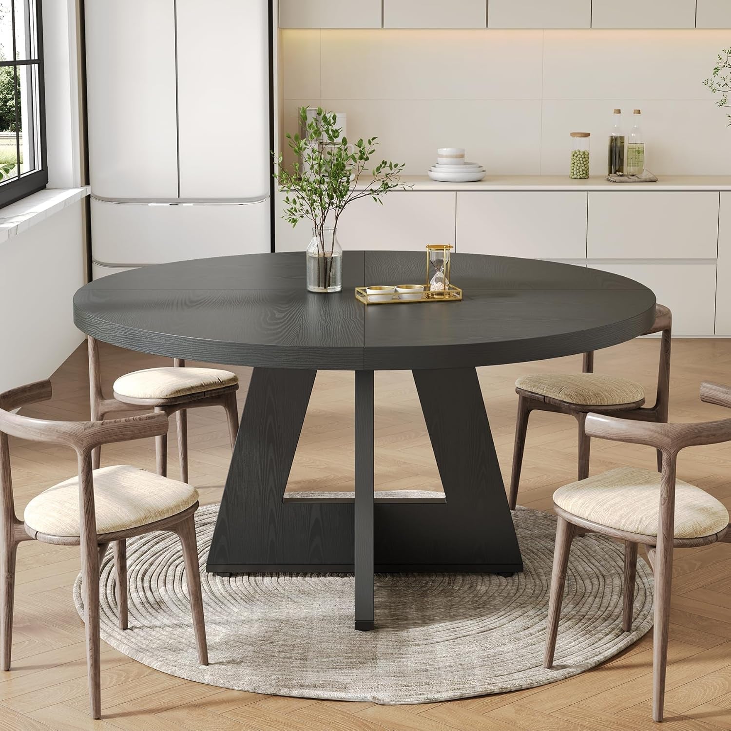 Round Dining Table for 4-6 People