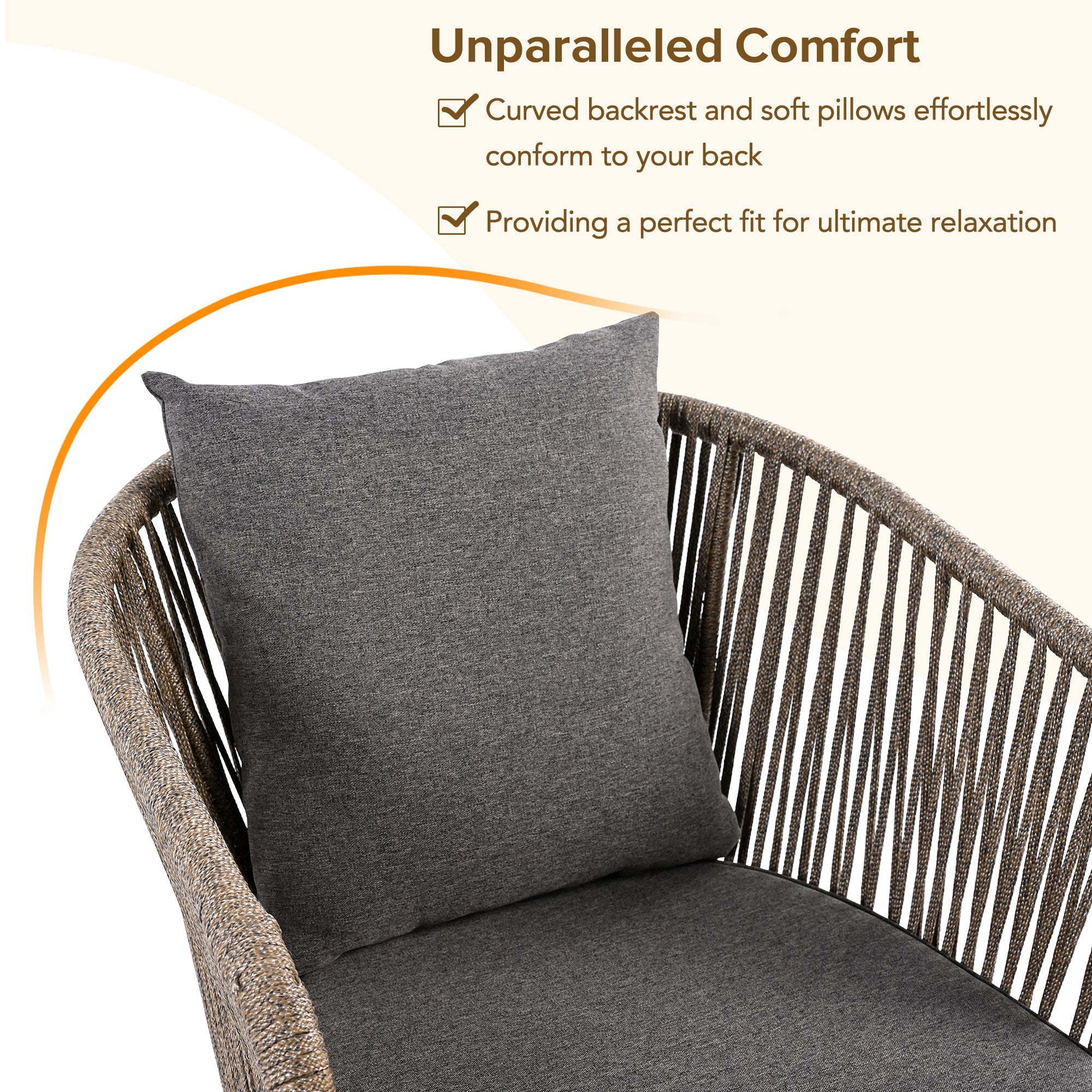 7 Pieces Patio Dining Set, All-Weather Outdoor Furniture Set