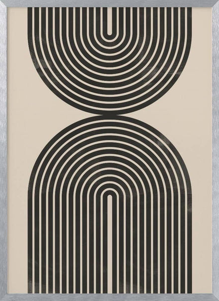 "Black Arch Line Art" Wall Art
