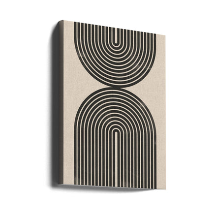 "Black Arch Line Art" Wall Art