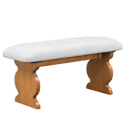 6-Piece Dining Set, Mid-Century Modern Table Set for 6