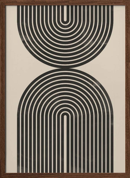 "Black Arch Line Art" Wall Art