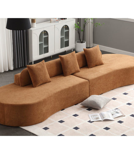 Modern curved combination sofa