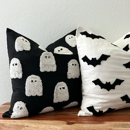 Halloween throw pillows