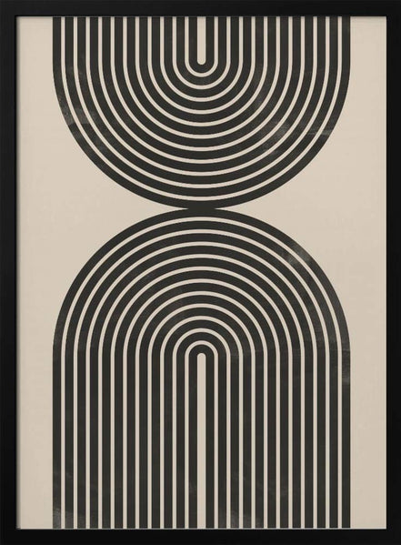 "Black Arch Line Art" Wall Art