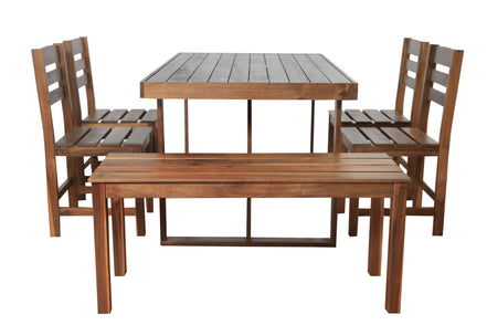 Acacia Wood Outdoor Table Set